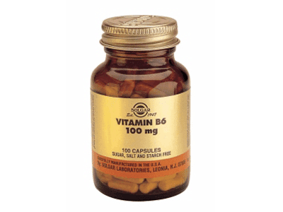 Solgar B-6 100mg veg. caps 100s
